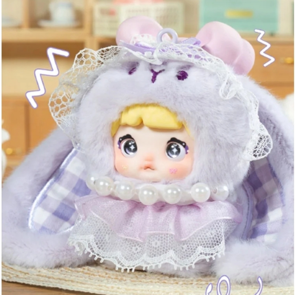 Nommi Baby Sweetheart Bunny Series Plush NIB - Grape Gummy